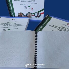 linee guida per la rianimazione cardiopolmonare in braille-